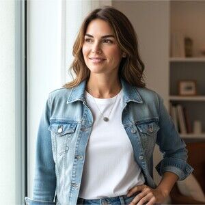 J. Jill Gold Tone Short Circle Necklace Black Glass Stones Glistening Gala NWT